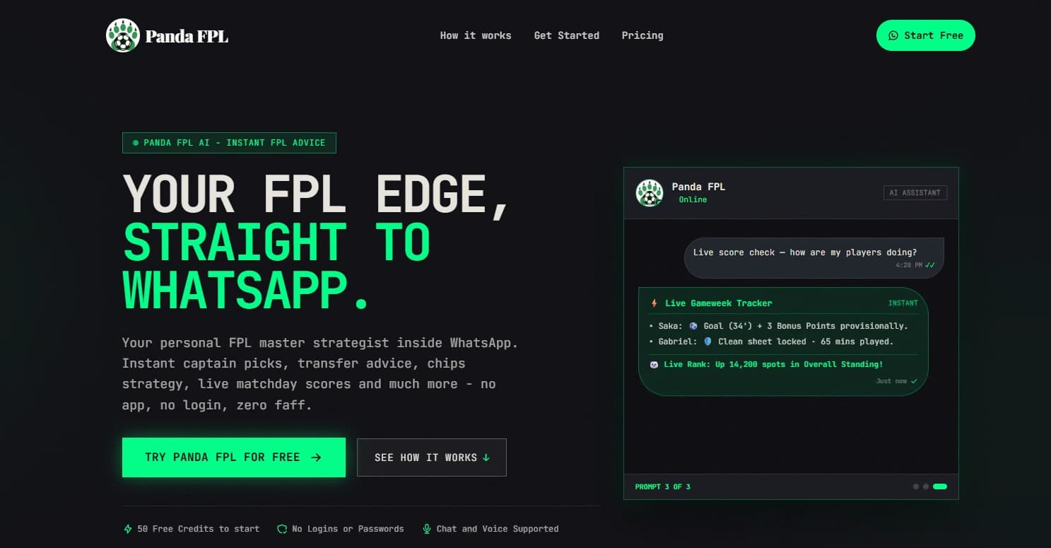 Panda FPL — Production Multi-Agent AI System for Fantasy Premier League on WhatsApp