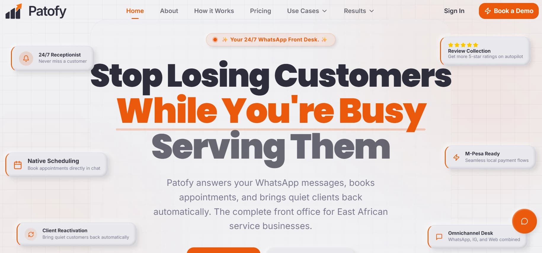 Patofy — The Automated AI Receptionist & Growth Platform for East African SMEs